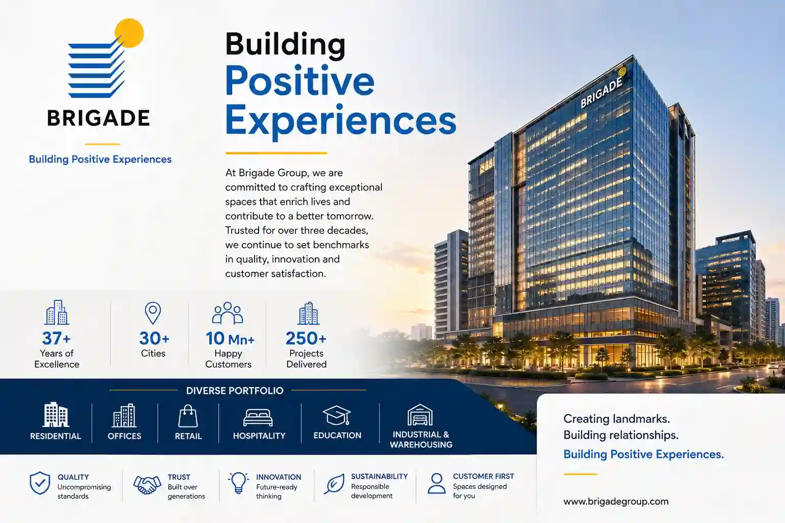Brigade Group Logo - Trusted Real Estate Developer